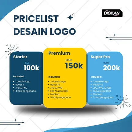 Price list jasa logo Digifan