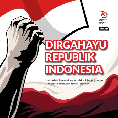 Poster Dirgahayu Republik Indonesia ke-79