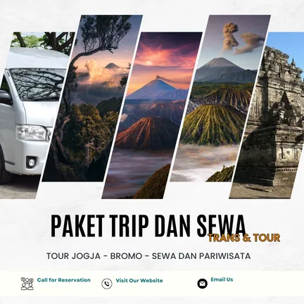 Desain konten Instagram Open Wisata Bromo